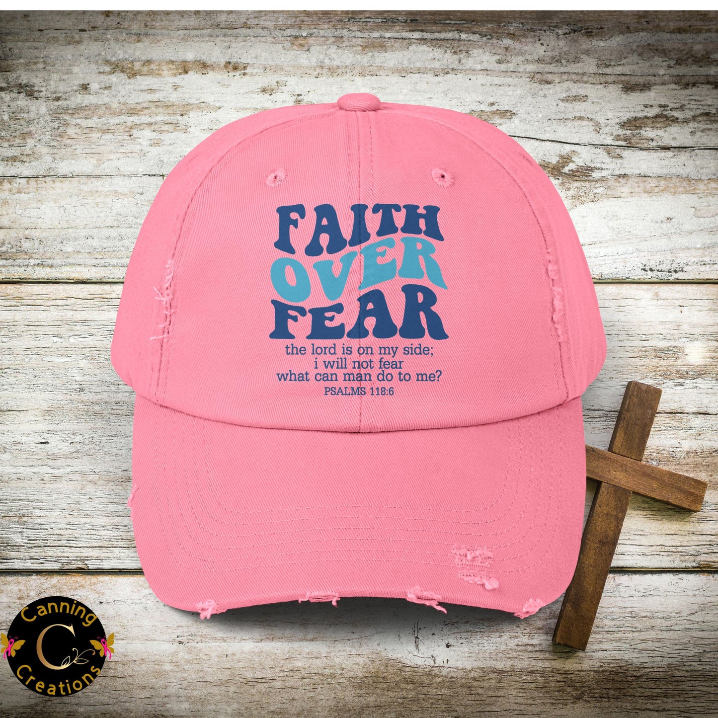 Distressed Cap - Faith over Fear
