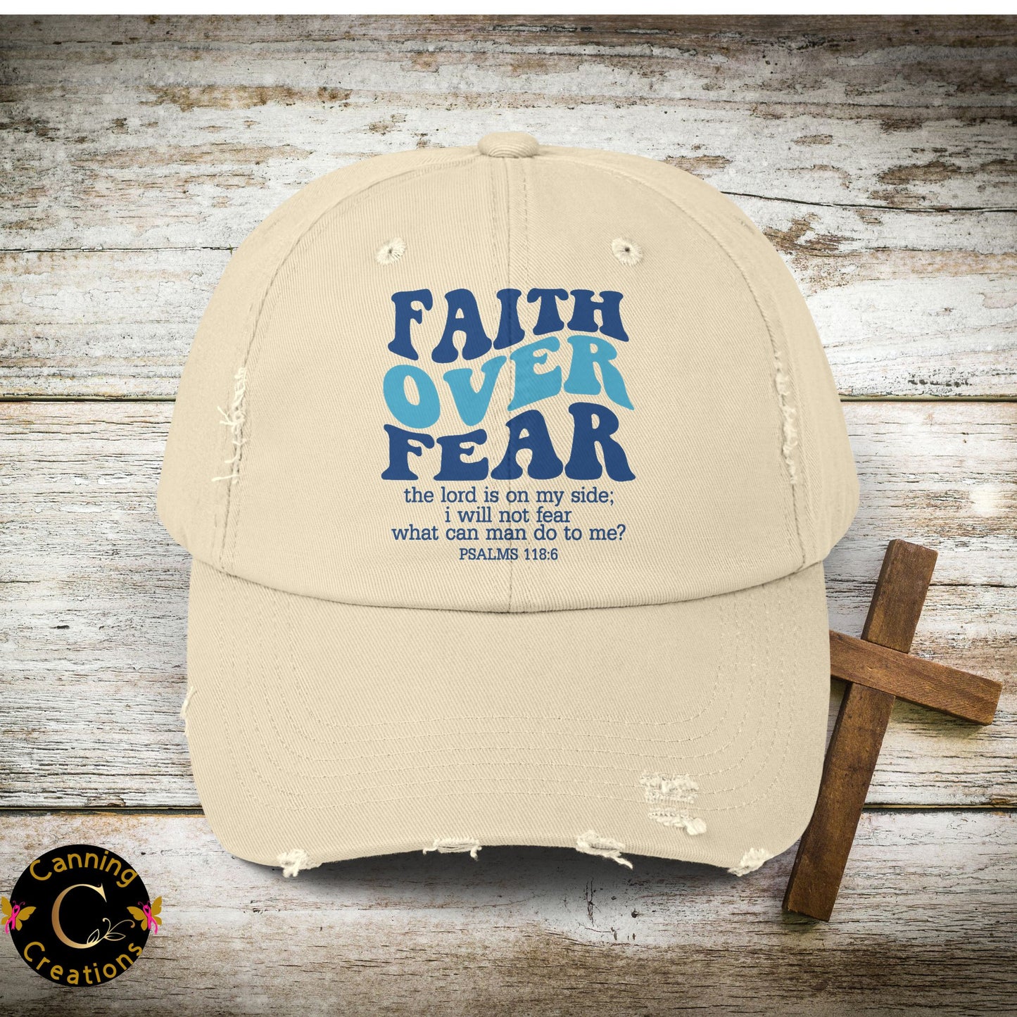 Distressed Cap - Faith over Fear