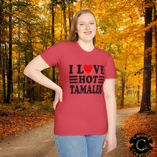 I Love Hot Tamales: Unisex Softstyle T-Shirt