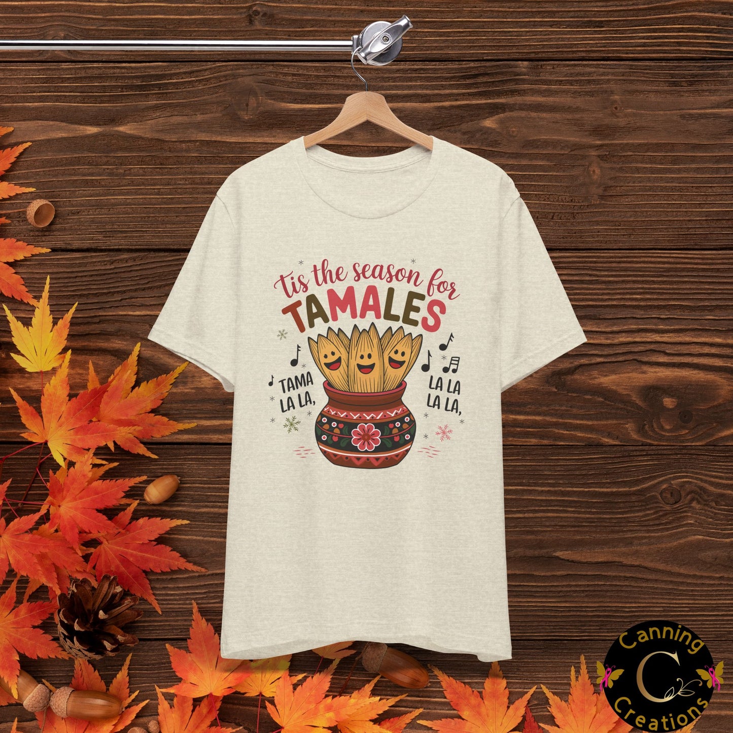 Tis the Season for Tamales: Unisex Jersey Short Sleeve Tee