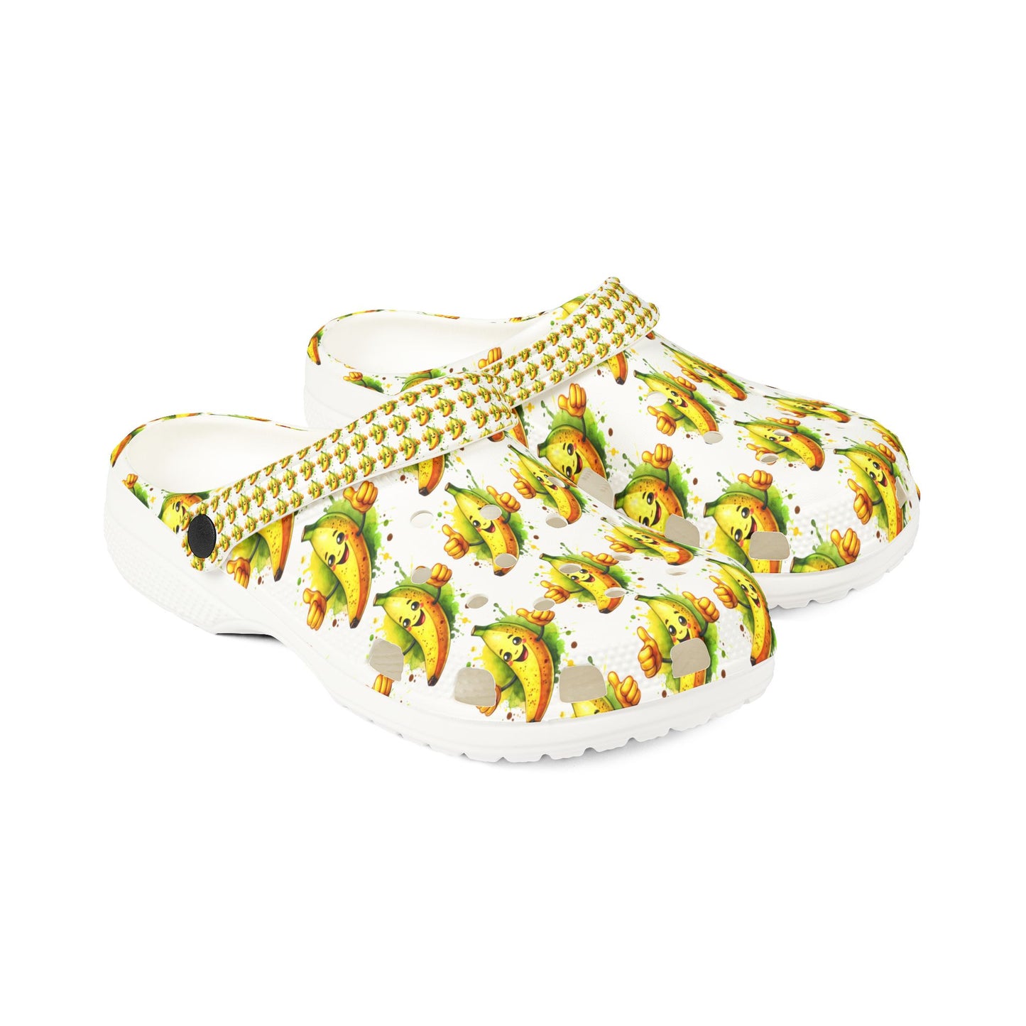 Clogs Funny Banana with Thumbs Up Design