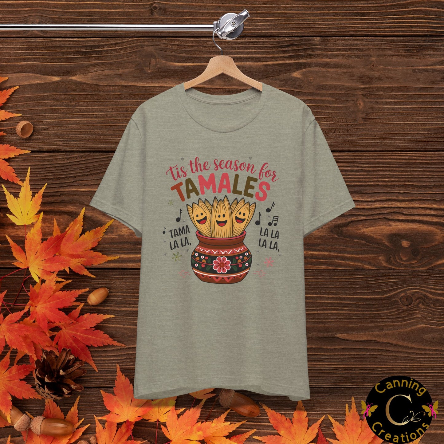 Tis the Season for Tamales: Unisex Jersey Short Sleeve Tee